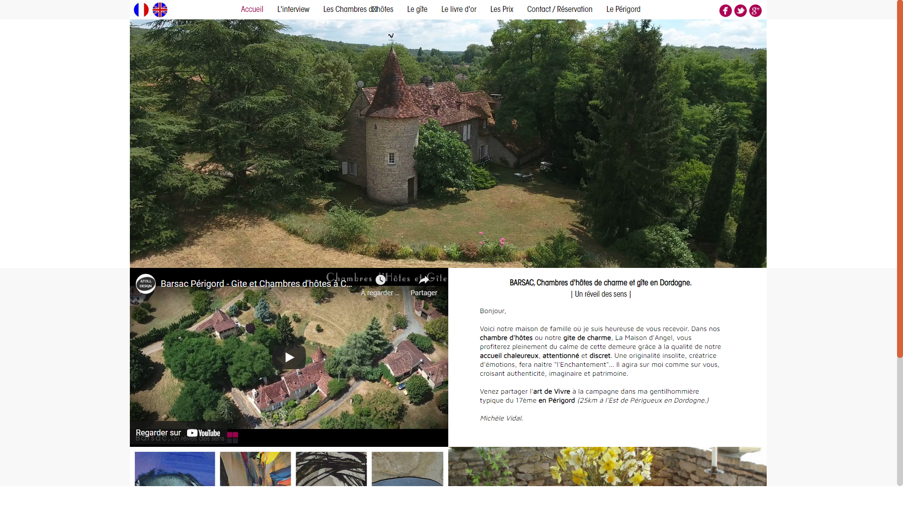 site web en dordogne