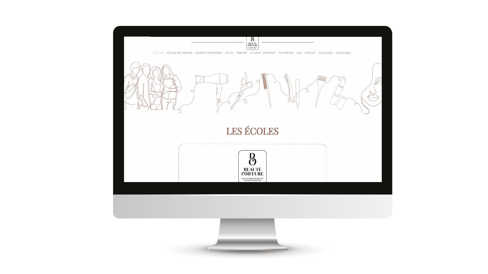 creation site web ecole coiffure tarn haute garonne