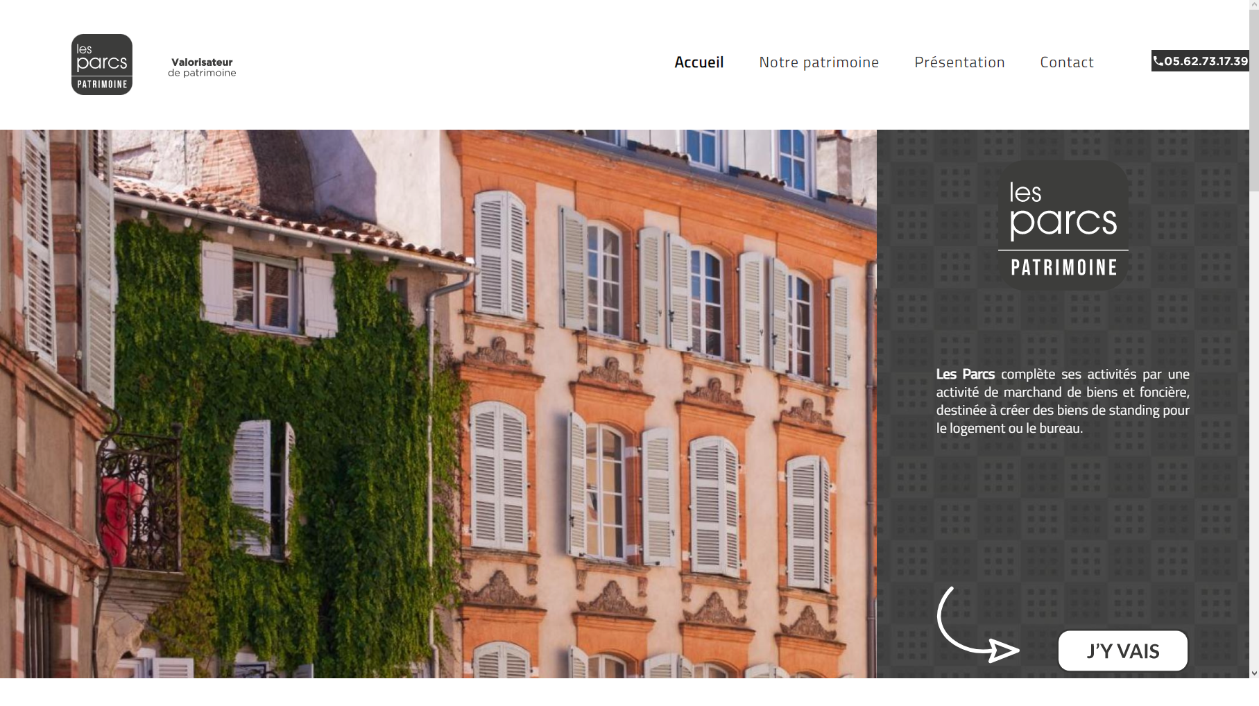 patrimoine, creation site web, parcs