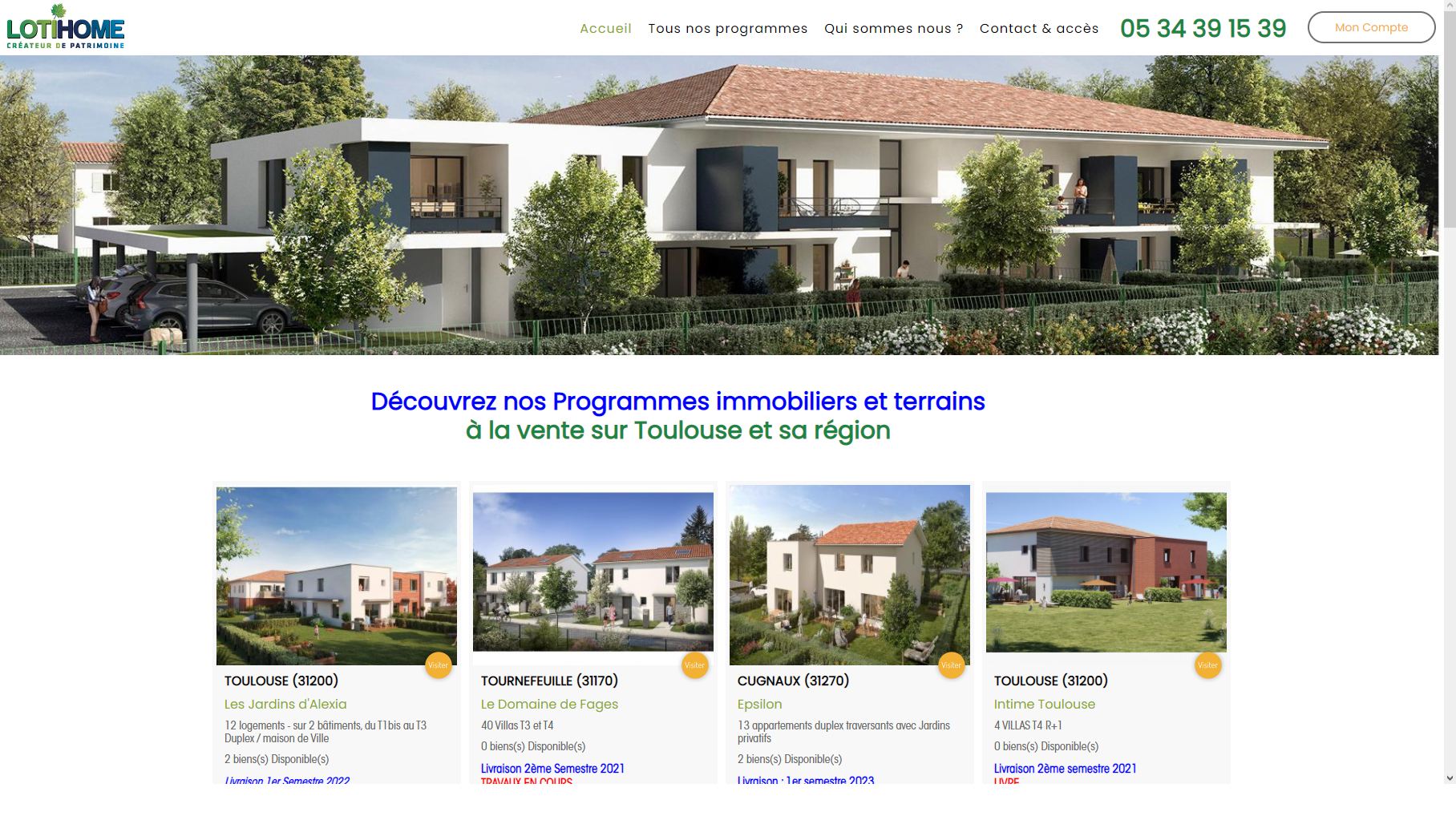 site web revel, promoteur immobilier